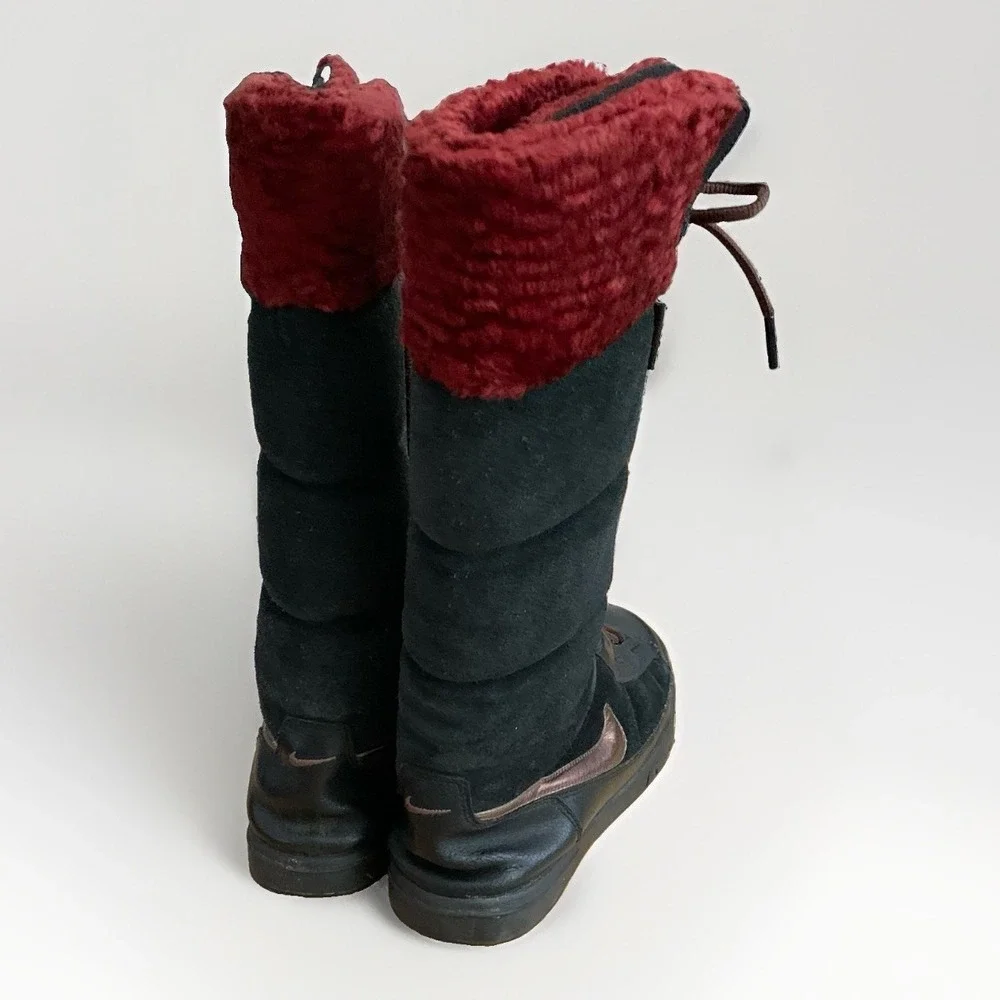 Nike Y2K Winter High Tall Suede Sneaker Boots Women's Sz 8